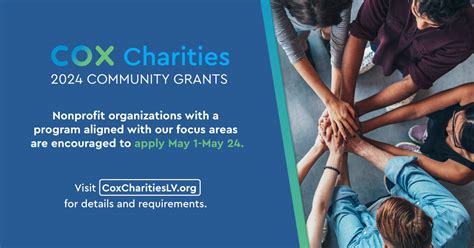 cox charities grant application.